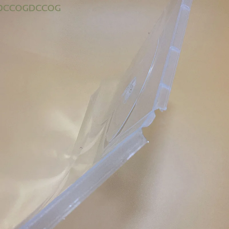 سعة علبة CD 1 أقراص صندوق أقراص مضغوطة سفلي شفاف حافظة أقراص مضغوطة فارغة من البلاستيك PP حافظة أقراص مضغوطة شفافة حليبية #6
