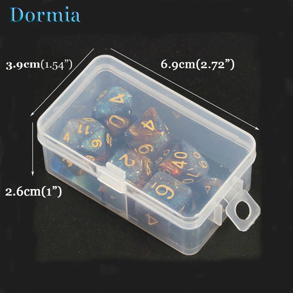 Super Universe Galaxy d&dgame Dice Set D4-D20  RPG Best Gifts 8 Colors for Choose game dice