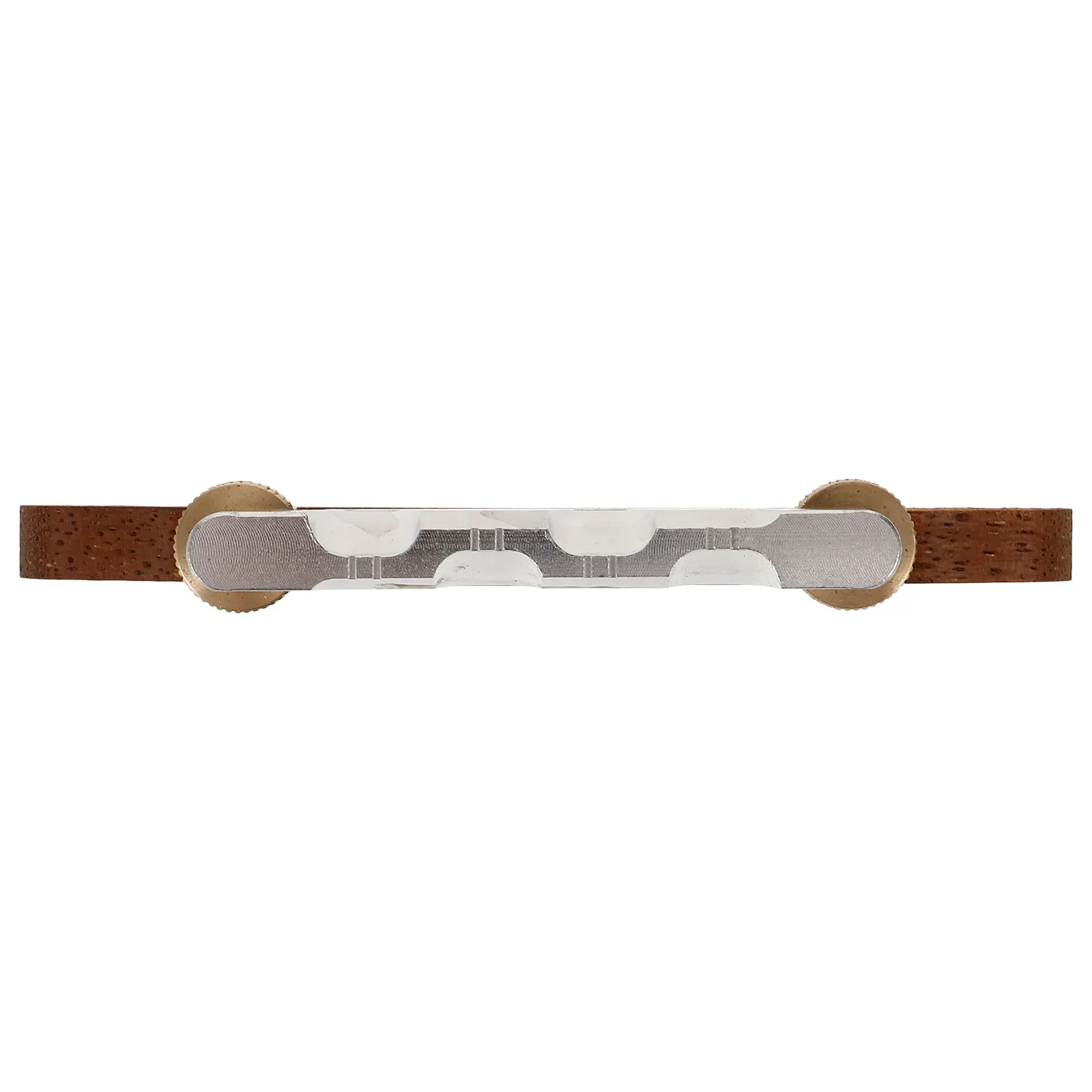 

Rosewood Banjo Bridge Replacement Durable Wooden Metal Bridge Adjustable Saddle Replacement Part Banjo Accessory Luthier Tool