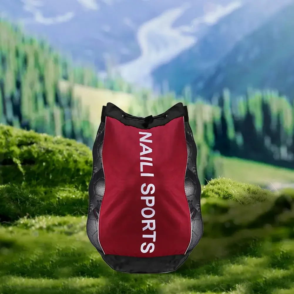 Fußballtasche mit Schultergurt, bequemer gepolsterter Schultergurt, Sporttasche, robuster Fußball für Sport und Basketball