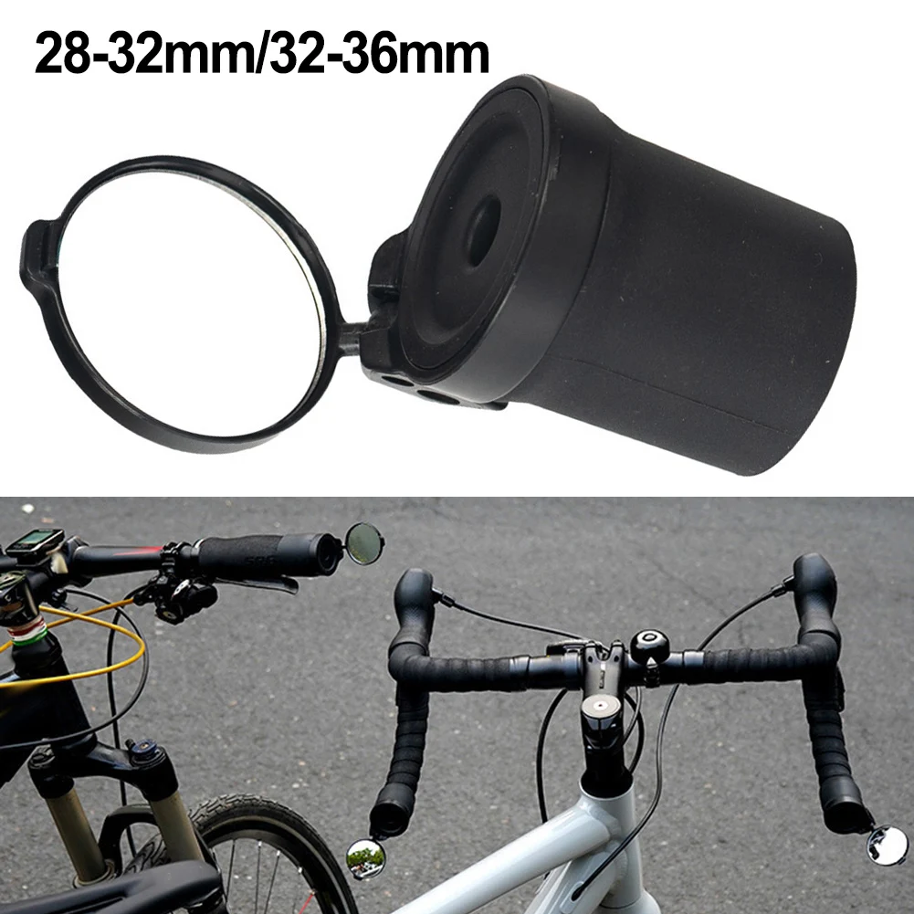 1pc Bike Handlebar Rearview Reflectors Rotating Adjustable Mini Rearview Mirror For Road Mountain Bike Cycling Replace Accessory