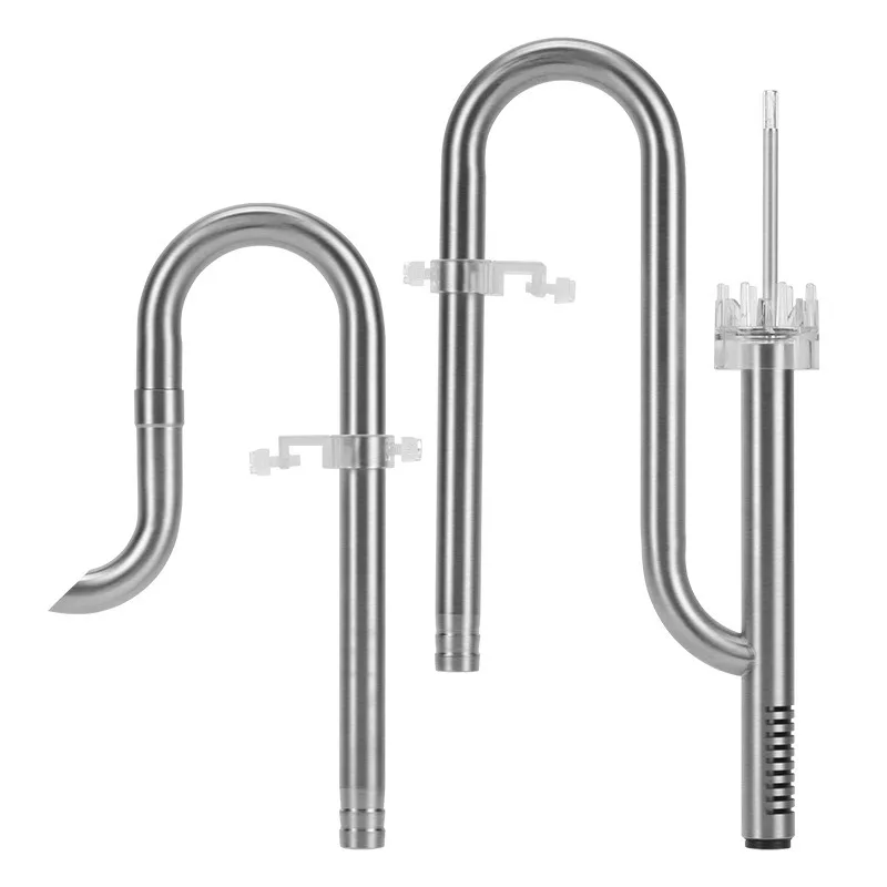 

Фильтр для аквариума ZRDR, внешний фильтр из нержавеющей стали, фильтр для удаления масляной пленки на входе и выходе, трубка для лилии, фильтр для аквариума