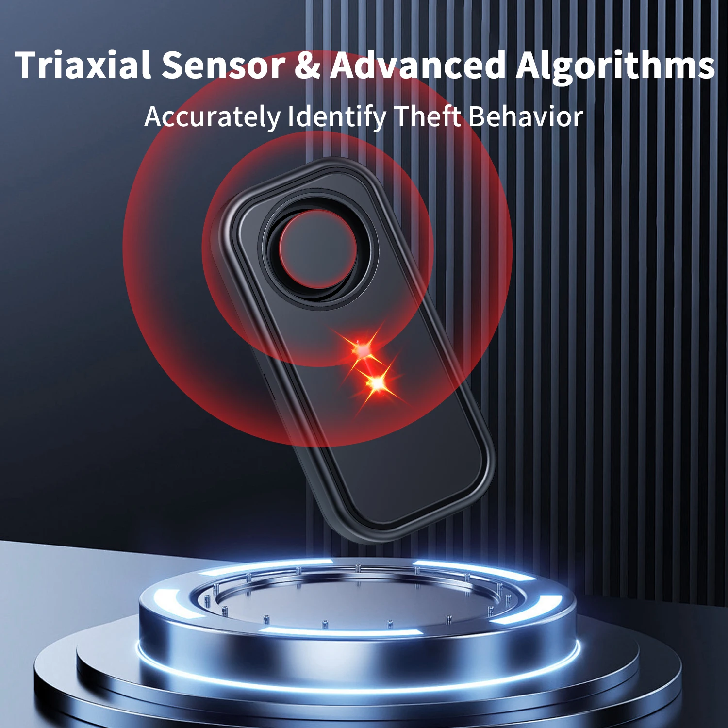 113dB Anti-theft Bicycle Alarm With Flashing Light IP66 Waterproof Bike Alarm Wireless SOS Vehicle Search