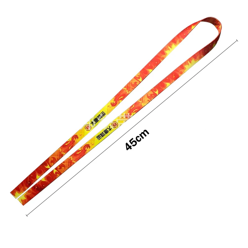 50 PCS Lanyards Custom Printing Double Hook Neck Strap Full Color Personalized Printing Key Rope Chain Without Cardholder