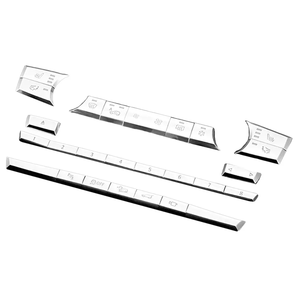 

Наклейка на кнопку, усиленная для BMW X6 E70 E71 с наклейками на панель компакт-дисков консоли, долговечная и устойчивая к атмосферным воздействиям