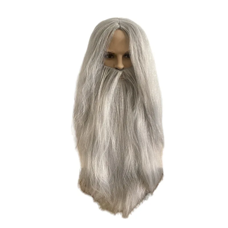 Halloween Wizard Wig Beard Set