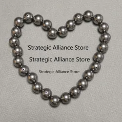 Titanium Ball Bead with Holes, DIY Bracelet, Necklace, Buddha Prayer Beads, 6mm, 8mm, 10mm, 12mm, 14mm, 15mm, 16mm, 18mm, TA2