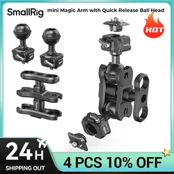 SmallRig Quick Release Ballhead Magic Arm 360° Rotation Magic Arm with 1/4