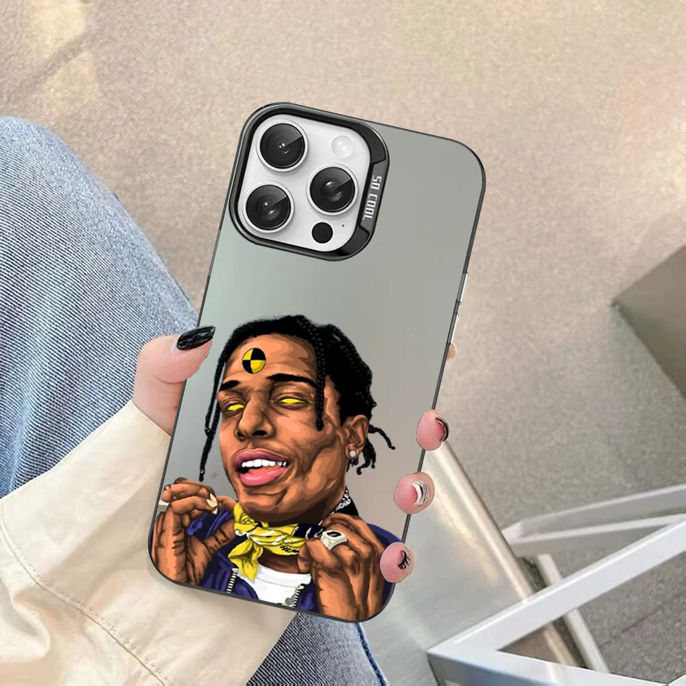 ASAP Mob Asap Rocky Rapper TESTING Phone Case IPhone 16 15 14 13 12 11 Pro Max X XR XSMAX 8 7 Plus Matte Shockproof Back Cover