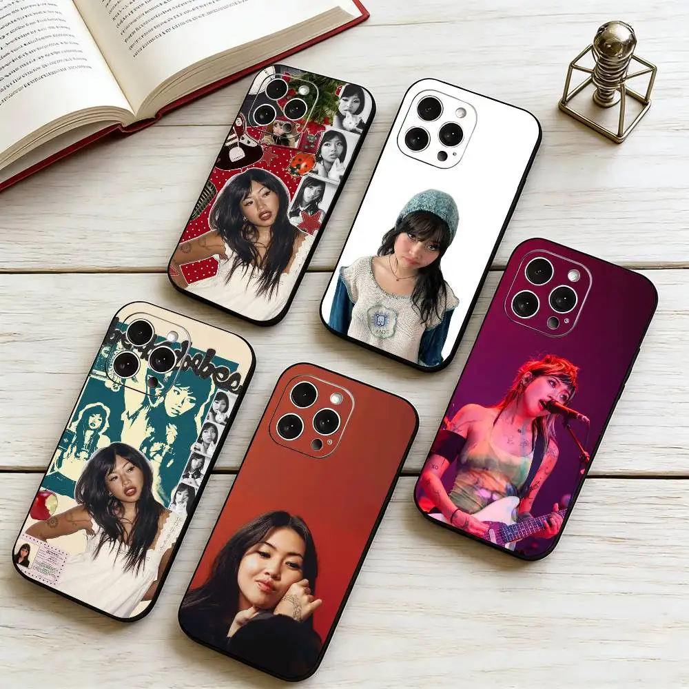 Beabadoobee  C-Coffee  Phone Case For iPhone 17,16,15,14,13,12,11 Plus,Pro Max,XS,Soft Silicone Black Cover Gift