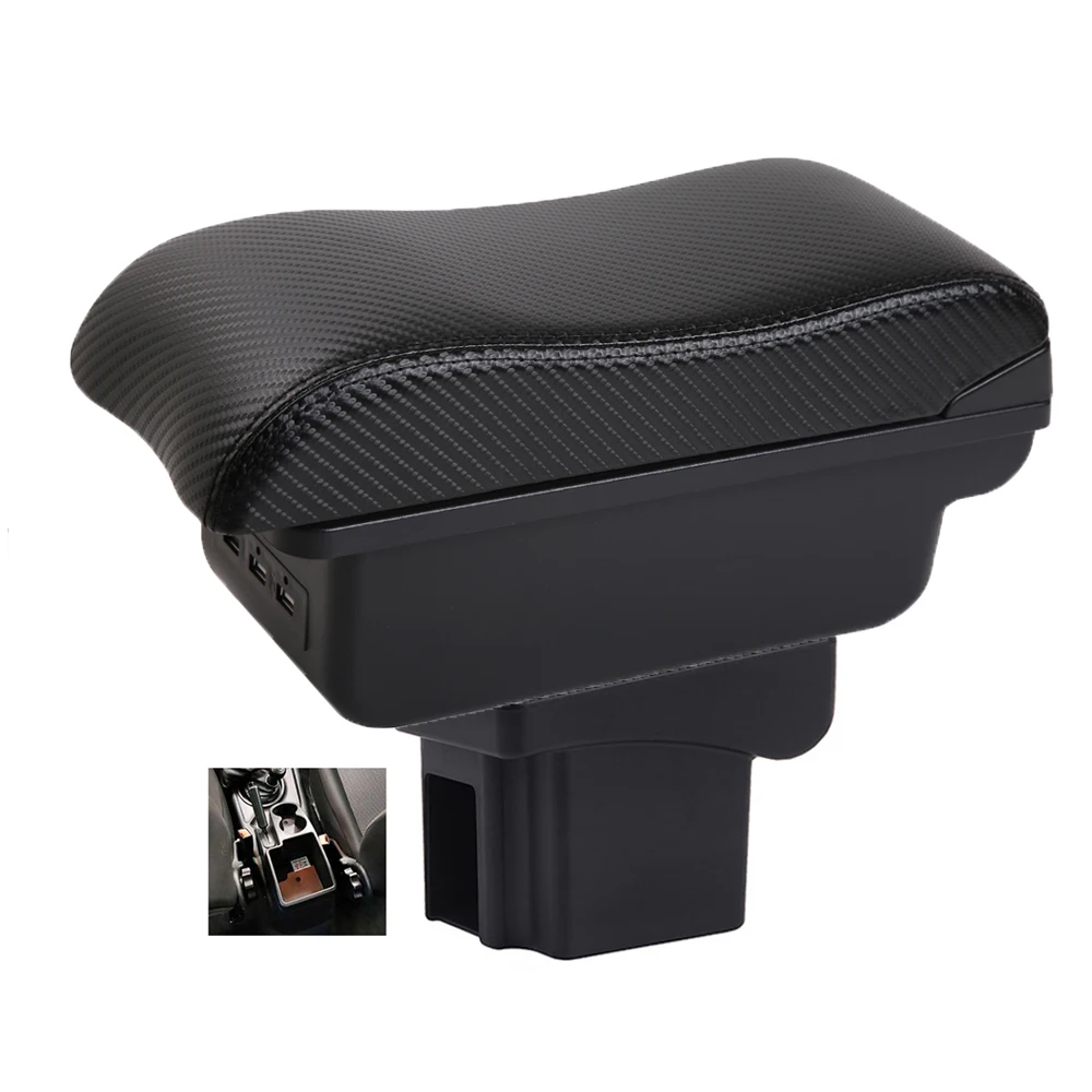 Car Niva Armrest box central console storage case driver elbow support rest arm view 3
