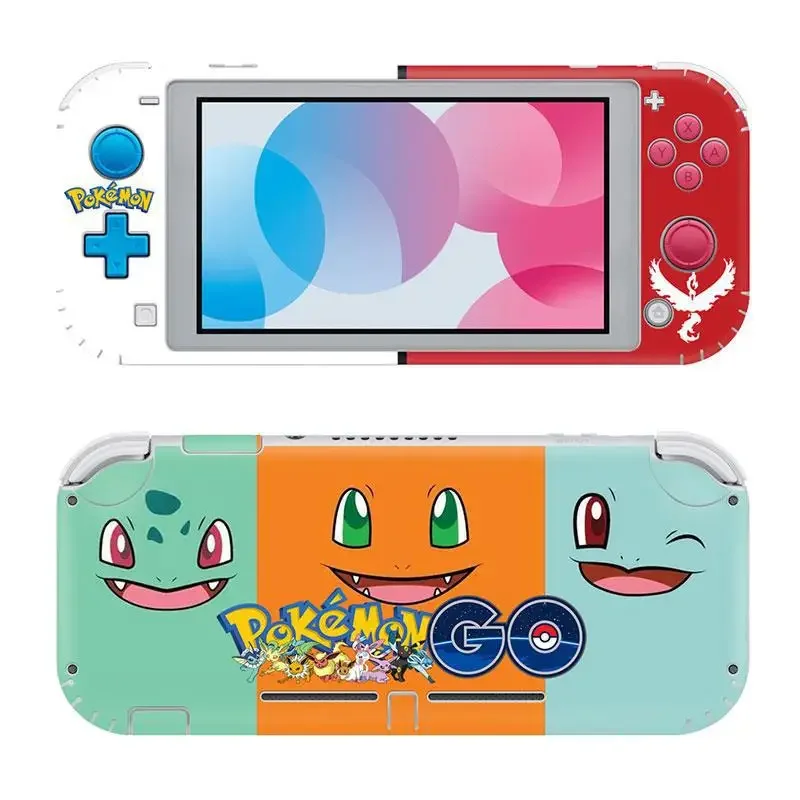 Pikachu Protect Shell Sticker Compatible for Nintendo Switch Lite Sticker Protective Case Sticker Console Accessories