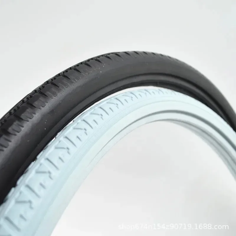 1pc Solid Tire Bicycle Wheelchair Car 20 Inch 22 Inch 24 X1 3/8 Solid Tire Wheelchair Car Accessories No Inner Tube Needed