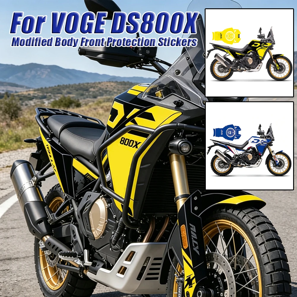 Motorcycle Modified Full Body Front Protection Stickers Decorative Sticker Decals For VOGE DS800X DS 800X DS800 X Rally