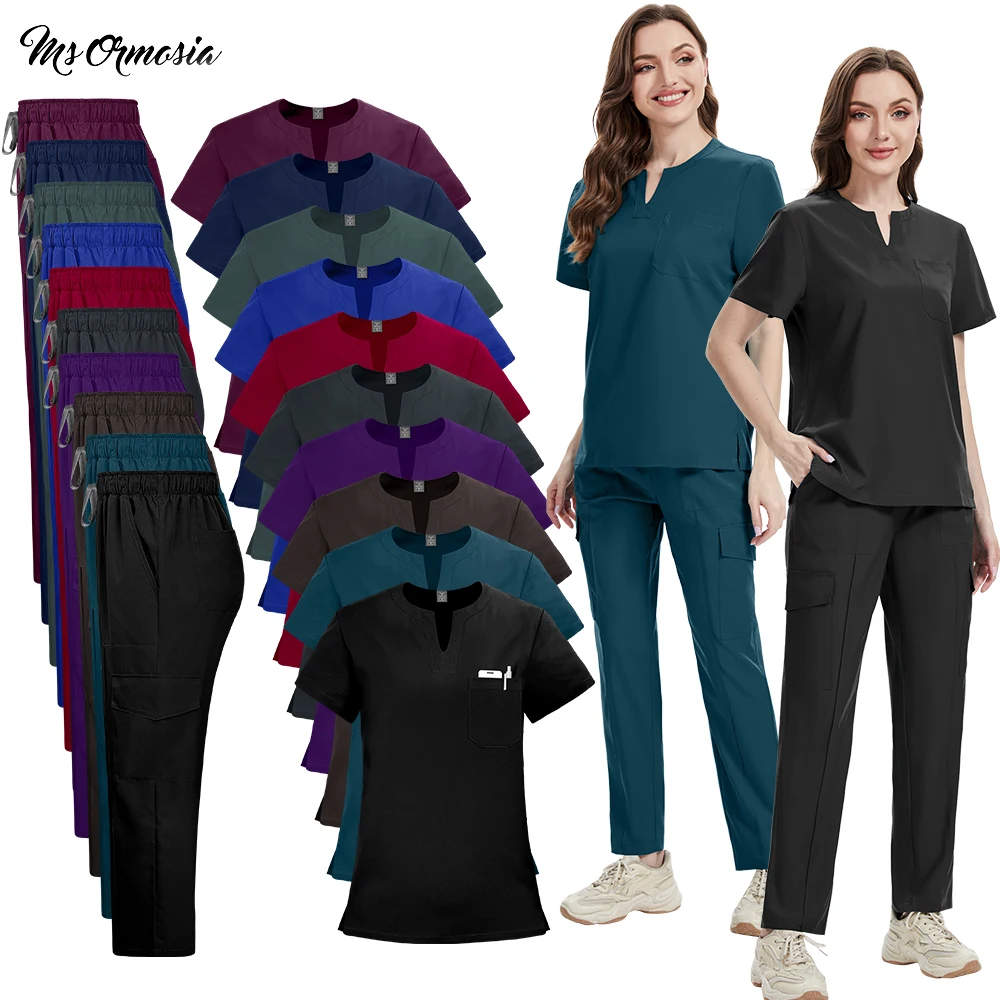 roupas-de-trabalho-unissex-para-mulheres-e-homens-resistentes-a-rugas-respiraveis-uniformes-clinicos-conjunto-de-scrubs-medicos-para-doutores-enfermeiros-e-veterinarios
