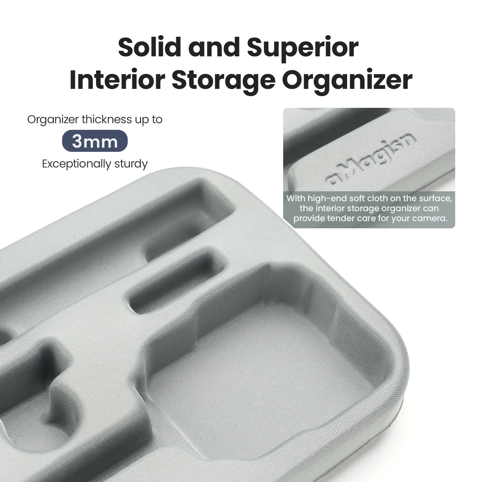 เคสแข็งป้องกัน aMagisn สำหรับ DJI Osmo Nano, ใส่กล้อง, ขาตั้งกล้องเซลฟี่ - กระเป๋าเก็บอุปกรณ์เสริมสำหรับ Nano