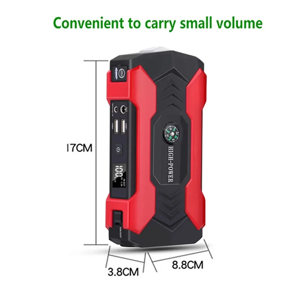 12V Car Jump Starter Power Bank 600A 20000mAh Starting Device Auto Emergency Battery Booster Jump Starter Car Battery Starter