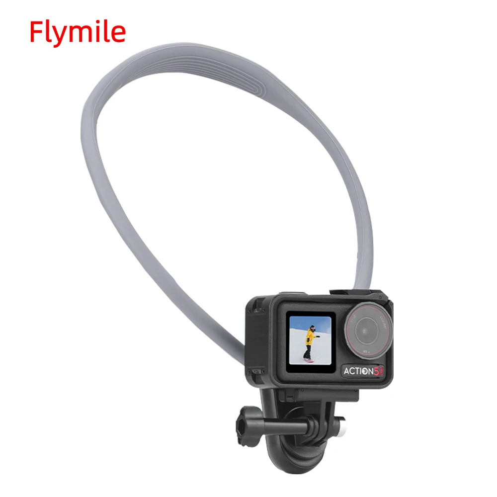 

Flymile Neck Mount for DJI Action 5/Gopro 13/Insta360 Camera/Phone Neck Holder for Indoor Outdoor Video Recording POV Vlog