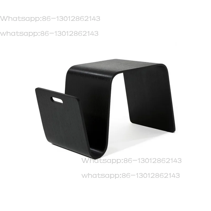 Designer Minimalistischer Kleiner Couchtisch N-Typ Skandinavischer Sofa-Beistelltisch Massivholz Nachttisch Balkon Ecktisch