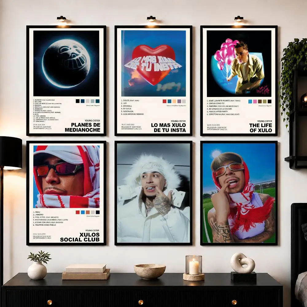 Musician Young C-Cister Poster Wall Art Sticker For Living Room Bedroom Bar Home Decor Mural Painting Decoration