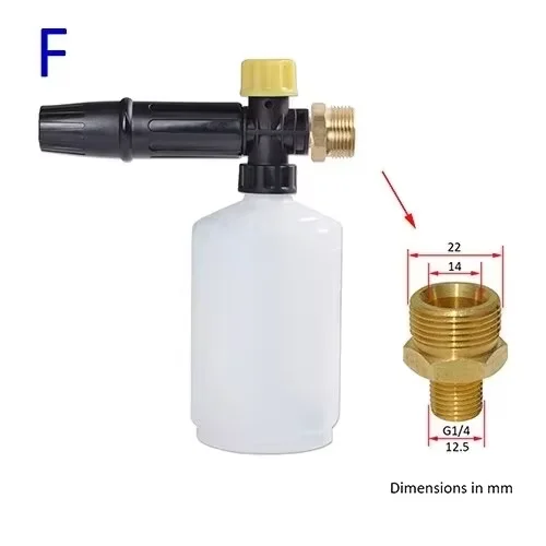 Auto Schuim Wassen Sneeuw Schuimlans Schuimmondstuk Schuimkanon Schuimgenerator voor Daewoo Hamer Karcher Huter Makita Hogedrukreiniger