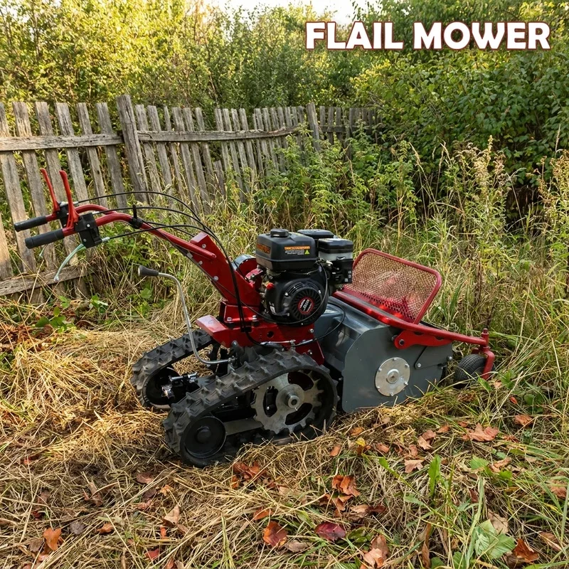 Hot Sale Walking Behind Tracked Mower Riding Lawn Mower Tractor Garden Lawn Mower