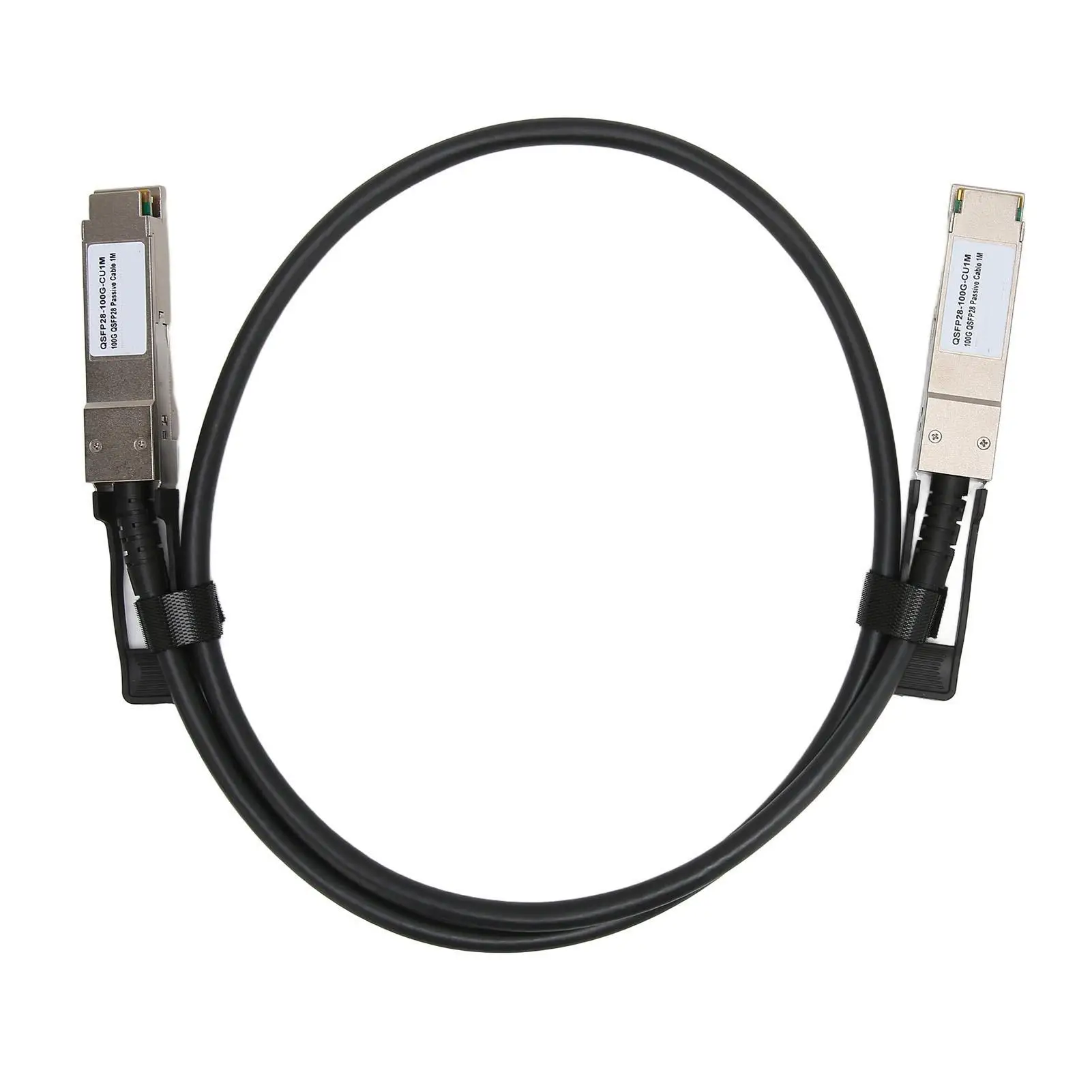 

100G QSFP28 DAC кабель-высокоскоростной прямой привод QSFP28 к QSFP28, Энергоэффективный оптический кабель Plug and Play