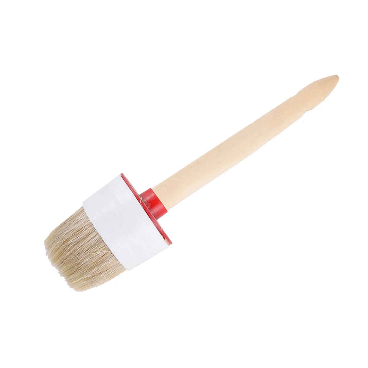 

50MM Paint Brush Touchup Industrial Use Bamboo Round Brushes Adhesives Non Toxic Durable Kitchen Painting Tool Efficient Work