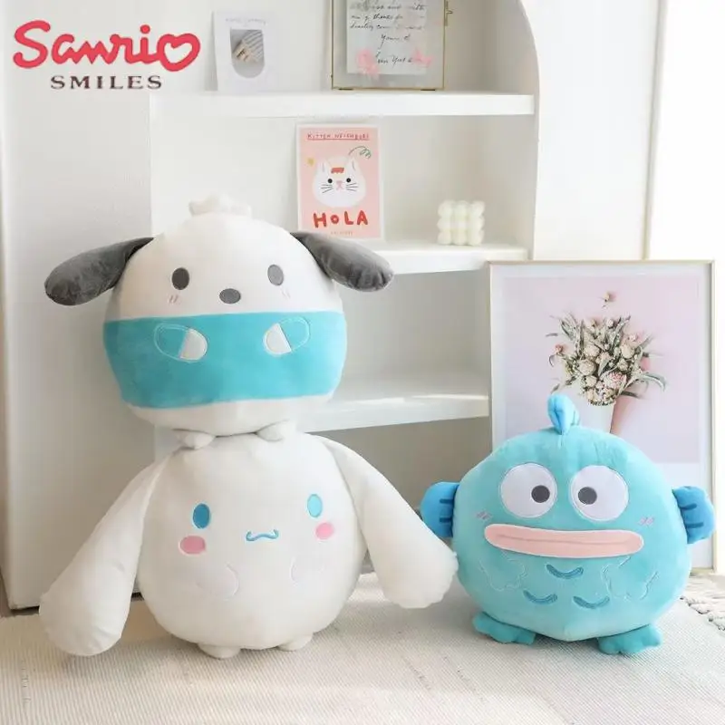 

Kawaii Cartoon Hangyodon Cinnamoroll Tuanzi Pillow Sanliou Doll Pochacco Super Soft Throw Pillow Give A Friend A Birthday Gift