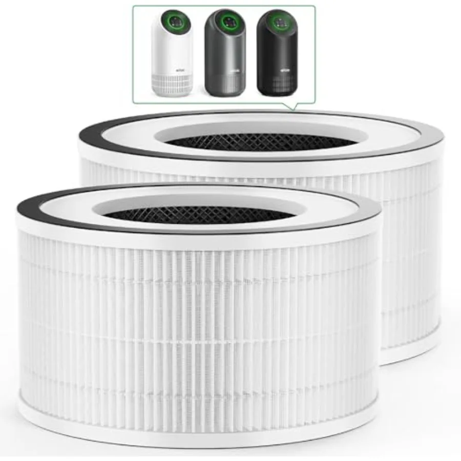 

Efficient Air Purifier original replacement filter for Fillo B088FHCS83/B07JG1R2GB/B09TP51GNR 2 Pack
