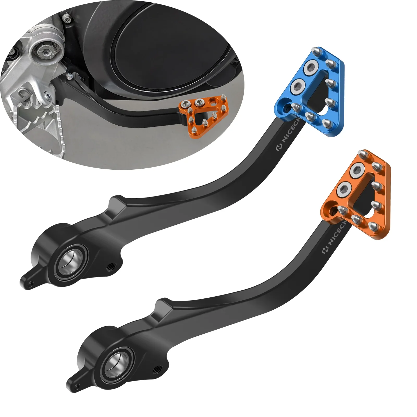 

Тормозная педаль для мотоциклов Husqvarna 701 Enduro 2020-2025 и KTM 690 Enduro R SMCR 2019-2025 (тормозной рычаг)