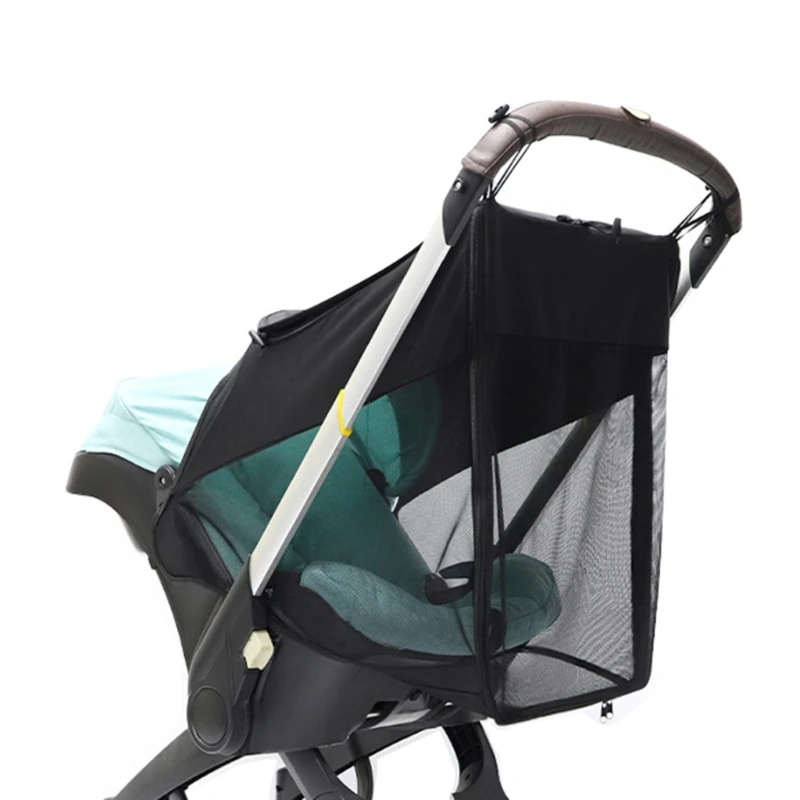 Rip-stop Pram Canopy Stroller Sunshade Cover Bug-Netting UV-Protection SunCover Drop shipping