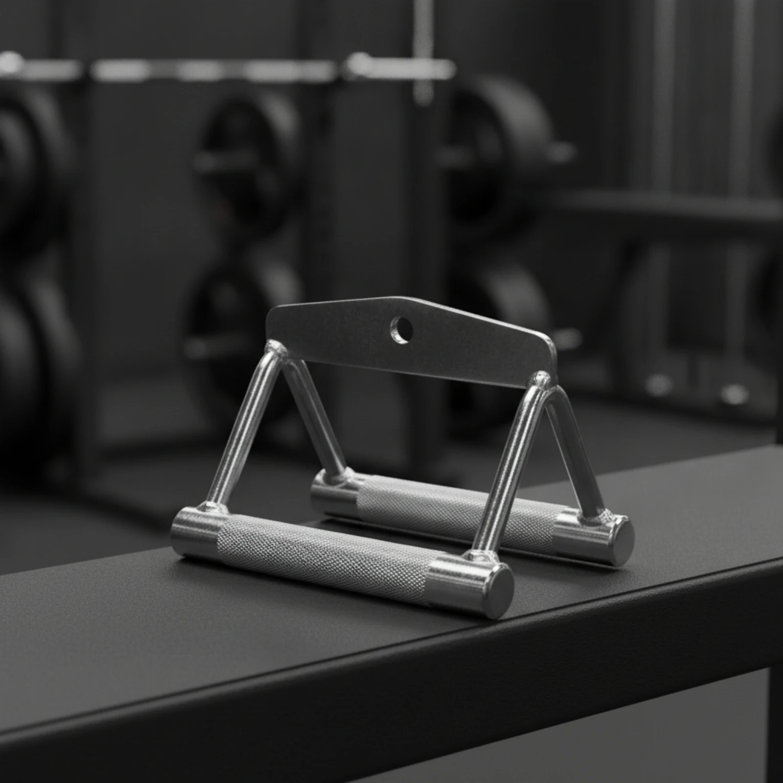 V-Shaped Cable Attachment Handle Non-Slip Lat Pulldown Handle with Knurled Grips Neutral Grip Lat Pull down Bar Anti-Corrosion