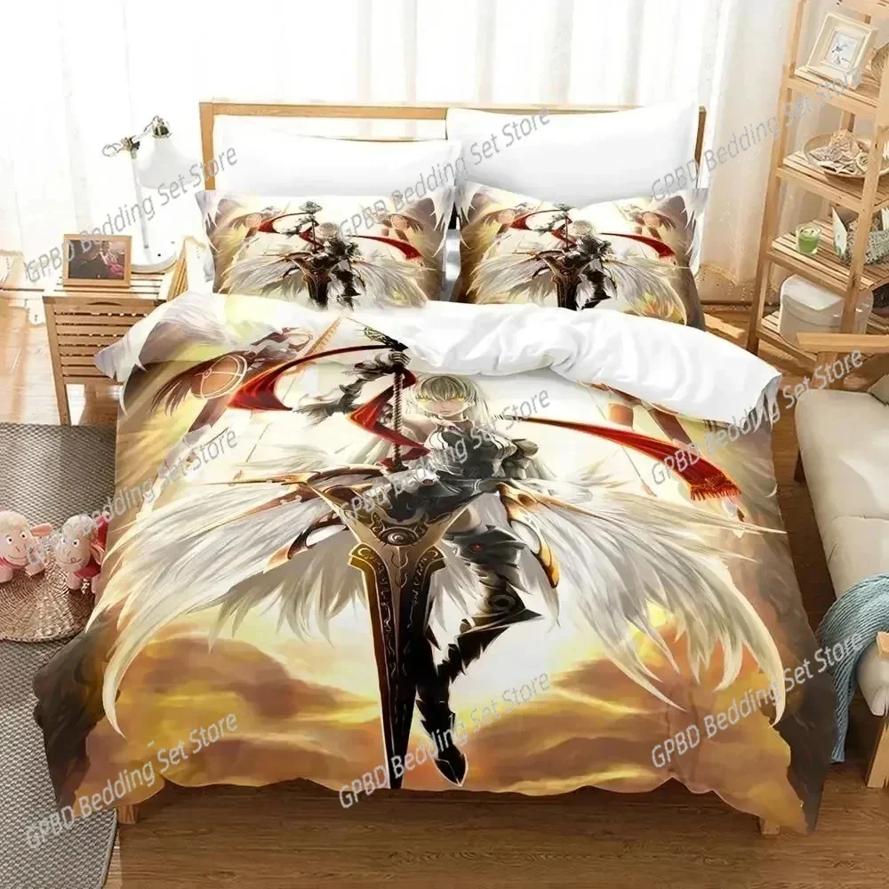 

Lord of Vermilion Bedding Set For Bedroom Soft Modern Bedspreads Comefortable Kids Duvet Cover Quilt Cover And Pillowcase