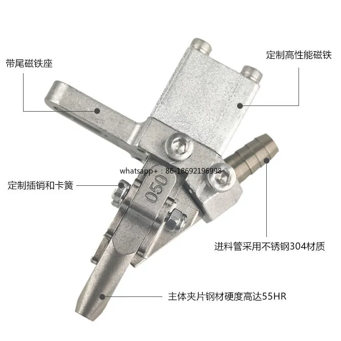 Handheld Push-pull Screw Machine Clamping Nozzle, Automatic Locking Screw Machine Accessories, Platform Screw Machine Clamping