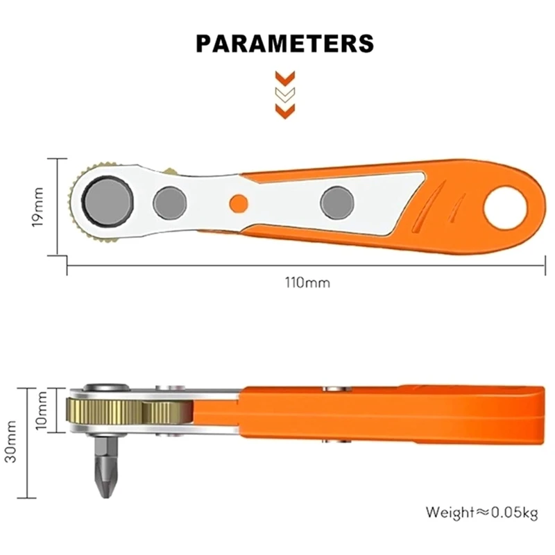 Two-Way Ratchet Screwdriver Combination Kit With 33 Screwdriver Head Right-Angle Corner Wrench Screwdriver Head Set Accessories
