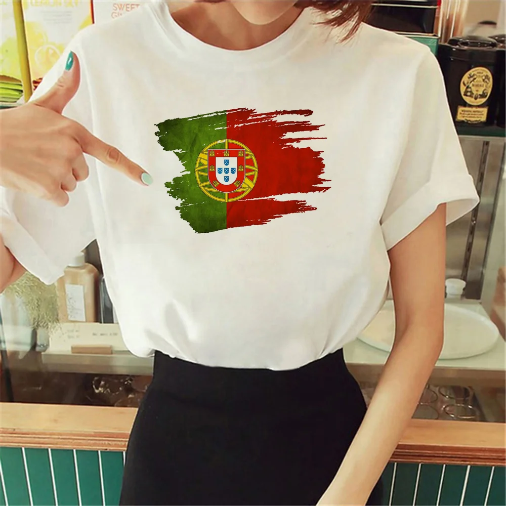 Portugal t shirt women funny streetwear comic t-shirts girl y2k comic streetwear clothes