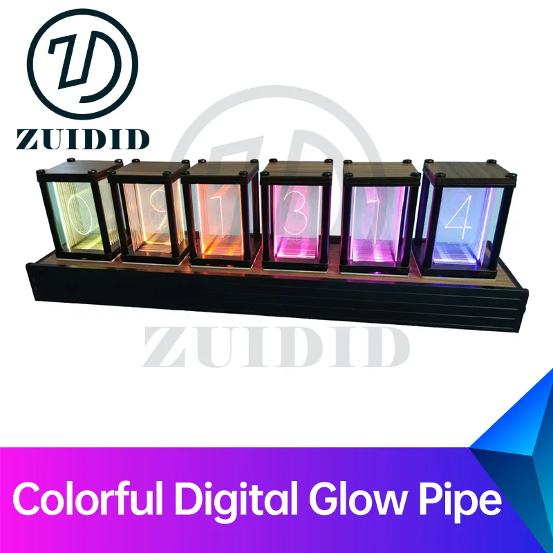 ZUIDID escape room Colorful Digital Glow Pipe adjust all the numbers to the correct value  to unlock escape game