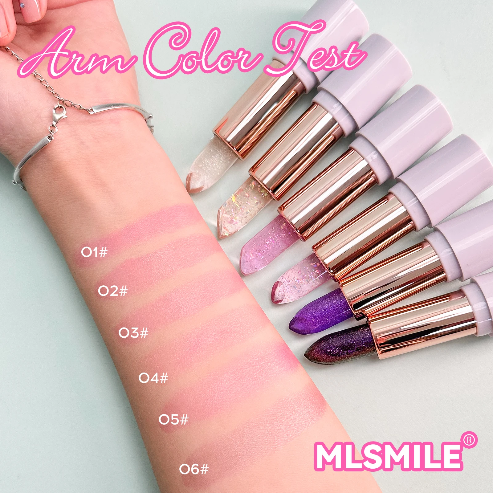 Starry Sky Bullet Head Nude Lippenstift, roter Stift, schwarze Tube, mattierter, glatter Lippenstift, 6 Farben erhältlich