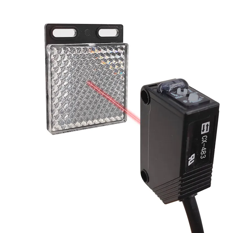 Red LED sensor photoelectric switch CX-441 CX-421 CX-481NPN PNP Diffusion Type Proximity Switch With Reflective Plate image 3