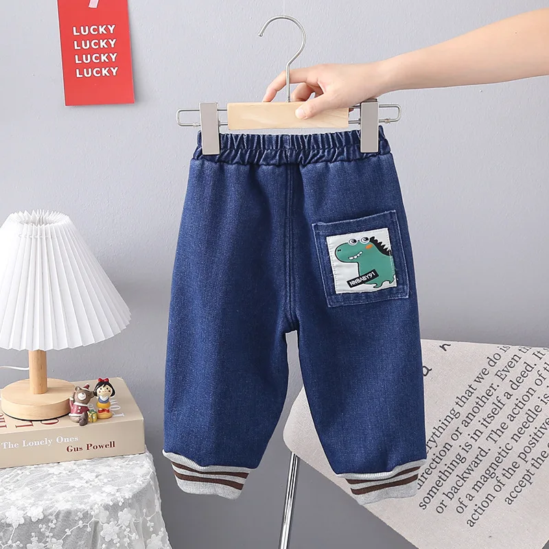 

New Autumn Winter Baby Boys Clothes Children Thicken Warm Pants Toddler Girls Clothing Fashion Infant Trousers Kids Sportswear