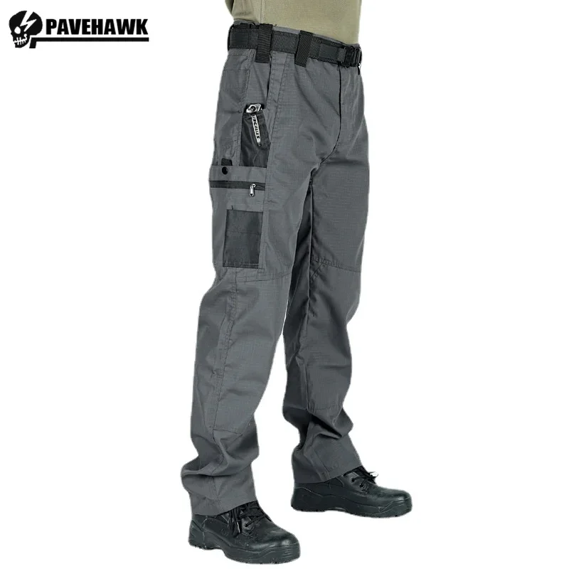 

Outdoor Tactics Pants Men Combat Training Multi Pocket Wear-resistant Hiking Trousers Waterproof Elasticity Casual Pantalones