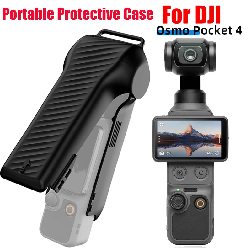 Harte Schutzhülle für DJI Osmo Pocket 4, Kamera- und Displayschutz, tragbare Schnellverschluss-Hülle für DJI Pocket 4