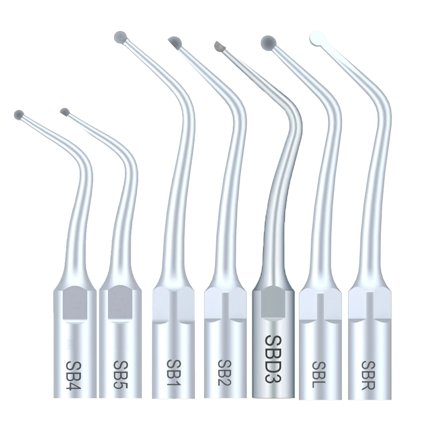 

Dental Scaler Tip SB1 SB2 SB3 SB4 SB5 SBR SBL for EMS Microdont for Woodpecker Scaler Handpiece Ultrasonic Scaler Scaling Tips