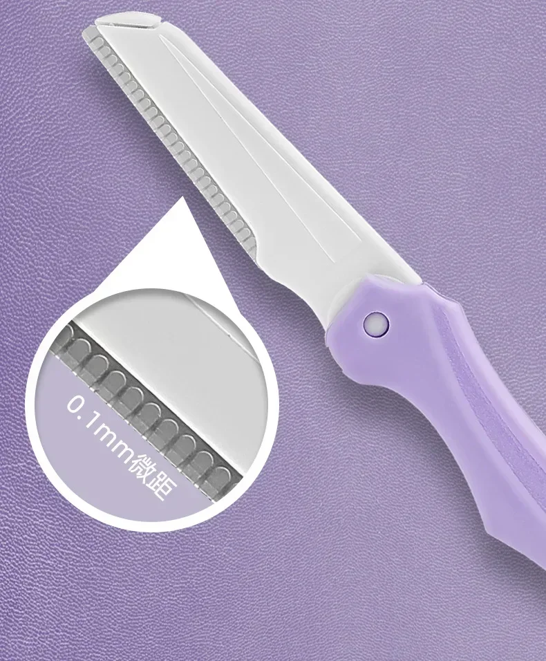 プライベートブランド 3点セット メイク道具 ポータブル 眉毛トリミングセット 眉毛カミソリ 眉毛ハサミ くし付き