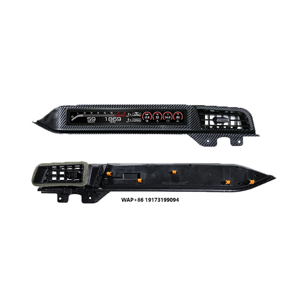 Panel Instrumen LCD Digital untuk Mobil Mustang 2015-2020, Speedometer, Pemutar Multimedia, Layar Lampu