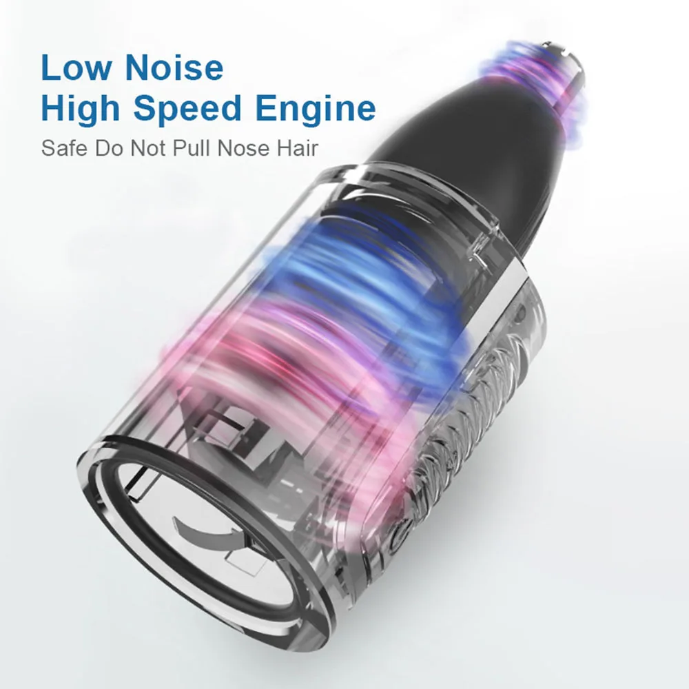 Электрическая Беспроводная Мужская и женская аккумуляторная батарея триммер для волос в носу мини-бритвы для бровей и лица металлические USB-зарядка Водонепроницаемая перезаряжаемая