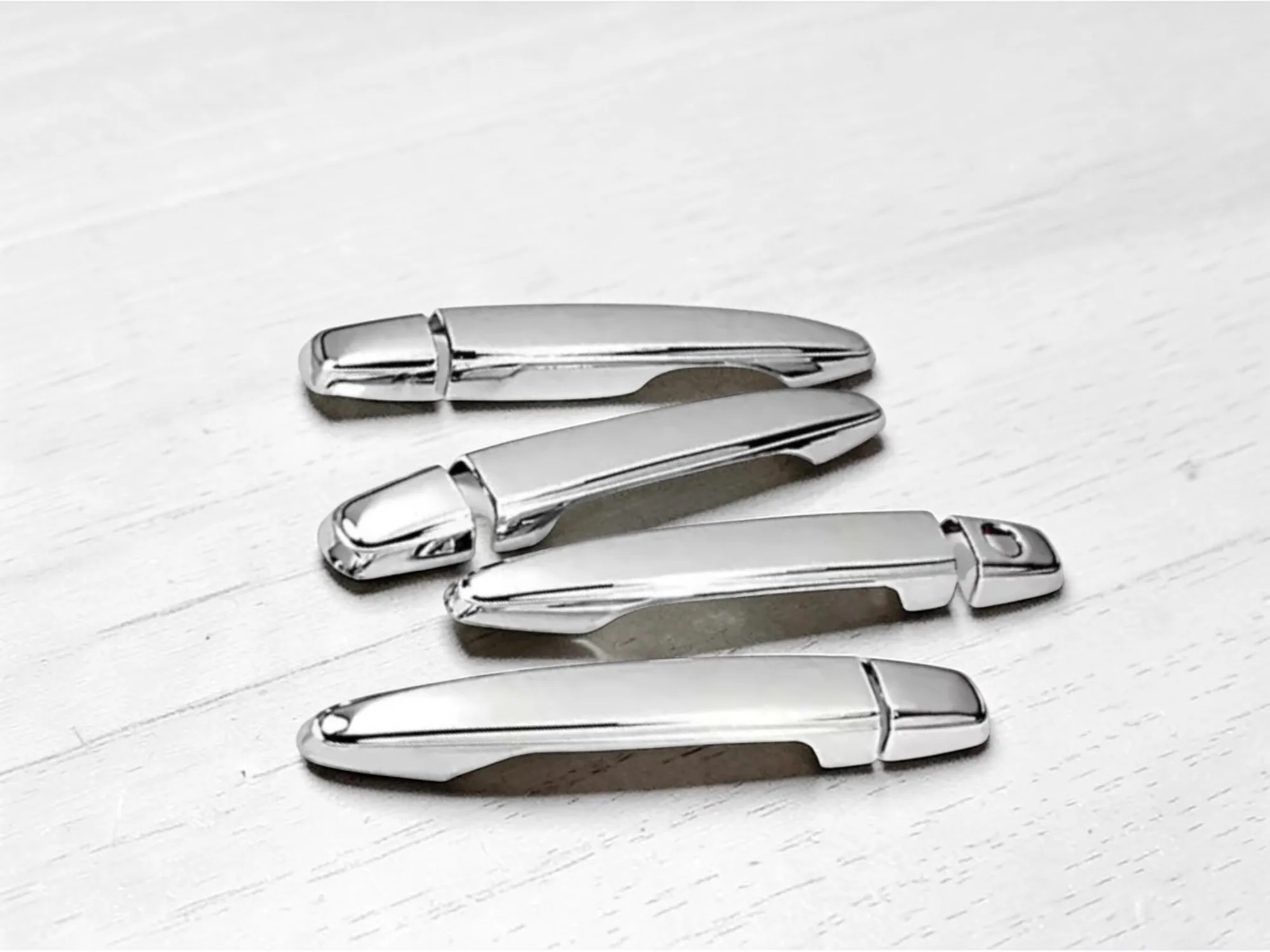 

Premium Chrome ABS Door Handle Cover W/O Passenger Side Keyhole for Toyota Tacoma (2005-2013) & Camry (2007-2011)