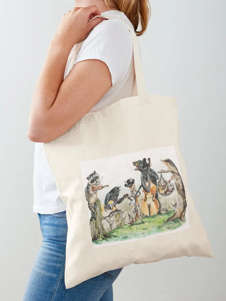 

Bluegrass Gang - wild animal music Tote Bag custom fabric bag Canvas ecological bags Canvas bag