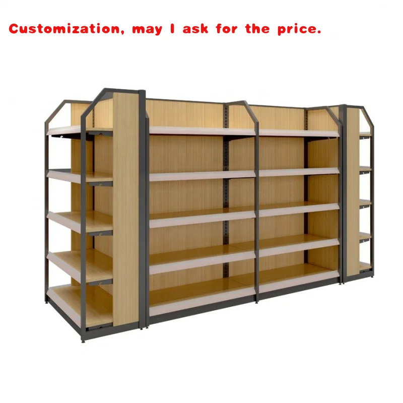 custom.Miniso Shelf Wooden Display Racks Wood Shelf